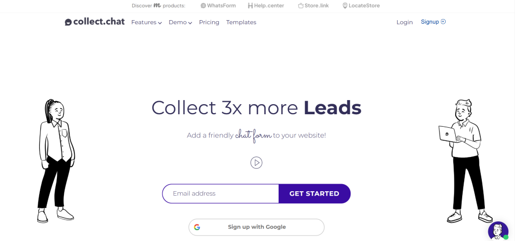 Collect.chat – Best for Automated Surveys & Feedback
